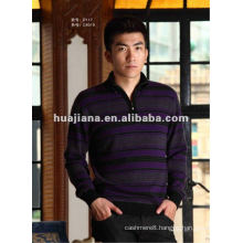 Stylish men's polo neck cashmere sweater